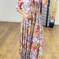 🔥Hot Sale💃Floral Print Tiered Hem Maxi Dress📦free shipping