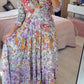 🔥Hot Sale💃Floral Print Tiered Hem Maxi Dress📦free shipping