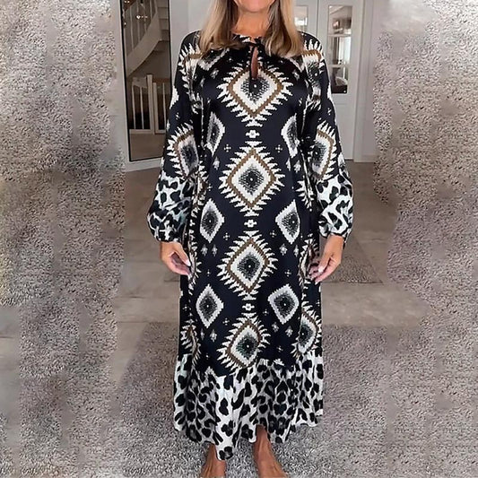 🥰 limited-time offer price 🥰  Women’s Bohemian Casual Printed Long-sleeve Dress