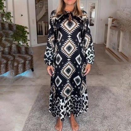 🥰 limited-time offer price 🥰  Women’s Bohemian Casual Printed Long-sleeve Dress