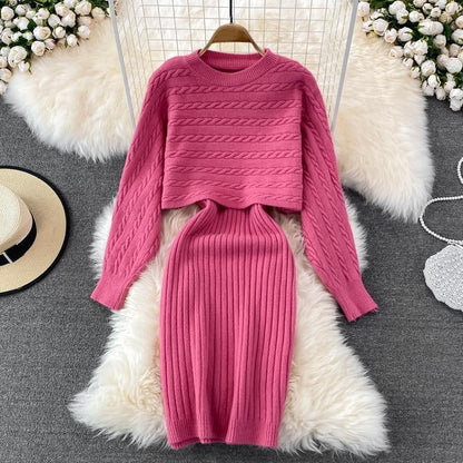 Get 60% Off! 🎉【✨2-Piece Set】💖Women's Loose and Stylish Knitted Set