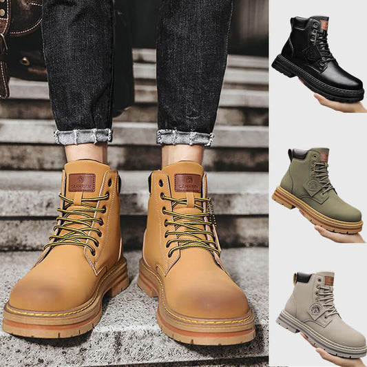 perfect gift Men's Classic Vintage Motorcycle Boots（50% OFF）